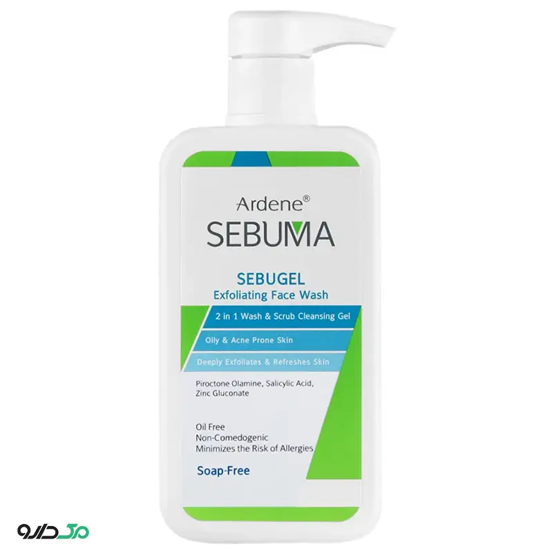 ژل شوینده و ساینده صورت سبوژل آردن سبوما